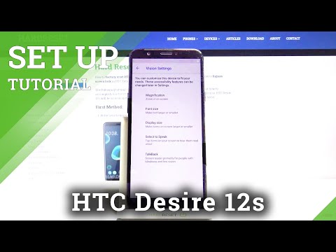 How to Set Up HTC Desire 12s – First Configuration Process