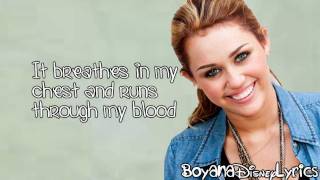 Miley Cyrus - My Heart Beats For Love (Lyrics Video) HD