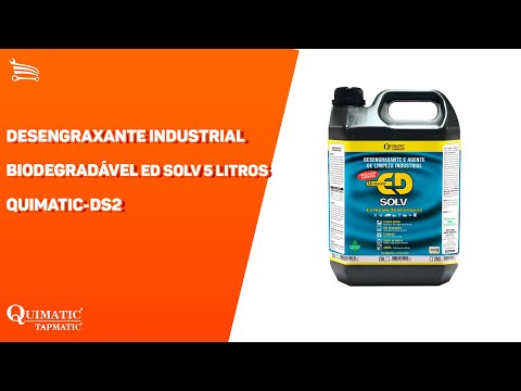 Desengraxante Industrial Biodegradável Ed Solv 5 Litros  - Video