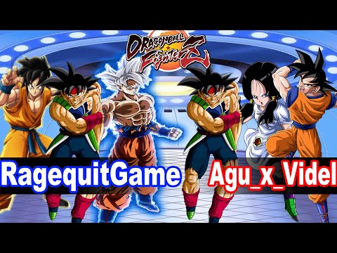 DBFZ: RagequitGame (UI Goku, Bardock, Yamcha) vs Agu_x_Videl (Bardock, Videl, Base Goku)