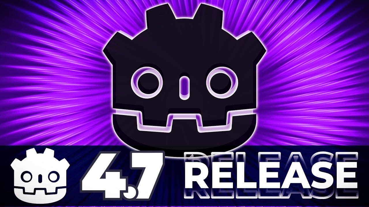 Video thumbnail for a Godot 4.7 release overview