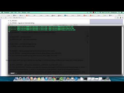 Mas OS X Crons and Cronjob - Crontab format