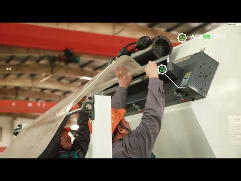 Crusher for Sheet Sound proof Inhouse recycling Aceretech 2026