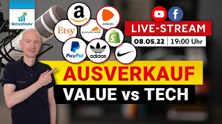 Ausverkauf am Aktienmarkt! – Value vs. Tech