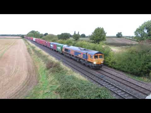 GBRf 66737 'Lesia' - 4M19 Containers,  Barrow on Trent 30/09/20.