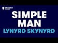 Simple Man in the style of Lynyrd Skynyrd, karaoke ...