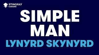Simple Man in the style of Lynyrd Skynyrd, karaoke video with lyrics, no lead vocal