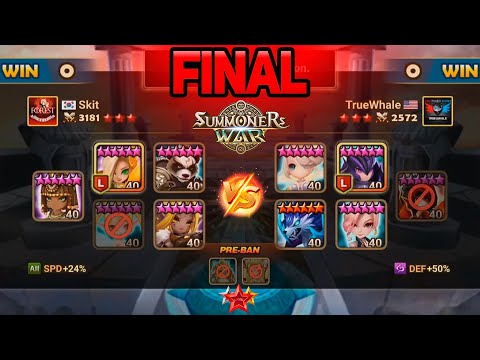 CRAZY FINAL. SKIT vs TRUEWHALE in Summoners War Legend Tournament Season 14