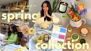 how I create products customers will LOVE // entrepreneur vlog, spring launch, product photography