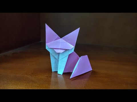 Easy Origami Fox