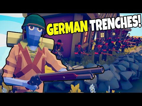 Can US ARMY Invade German TRENCHES!? - TABS: World War 2 Mod