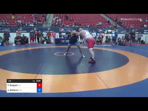 130 Lbs Rr Rnd 2 - Timothy Duggan, Chicago Wrestling Club Vs Joseph T Bellavia, Mad Cow Wrestling