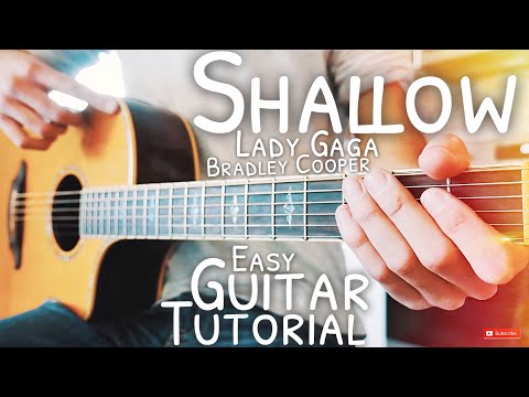 Shallow Lady Gaga Bradley Cooper Guitar Tutorial // Shallow Guitar // Guitar Lesson #567