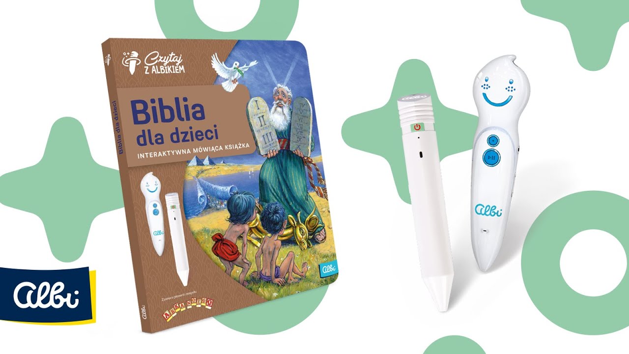 Interaktywna książka „Biblia dla dzieci” z serii Czytaj z Albikiem