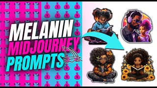 🍫 Midjourney & Melanin AI T Shirt Design Prompts For My Baby