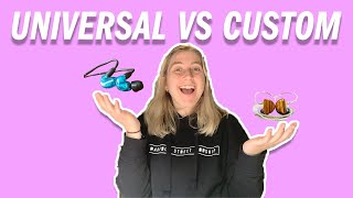 Video thumbnail for UNIVERSAL VS CUSTOM IN EAR MONITORS // VLOG 3 by Lillian Stegen