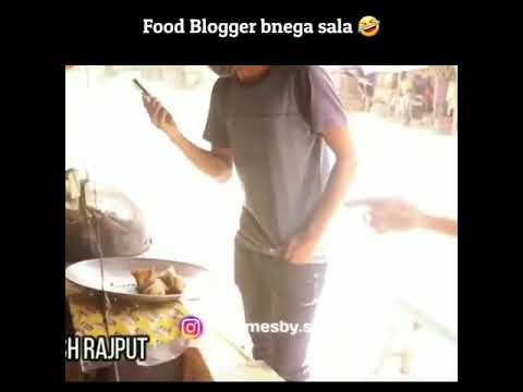 kya food blogger banega re tu....@harshrajputofficiallove u bhai❤