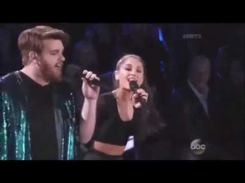 Ariana Grande and Megan Trainor Boys Like You   DWTS 21 Finals