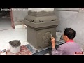 Amazing Construction Rendering Sand And Cement Create A Beautiful Column Foot Home