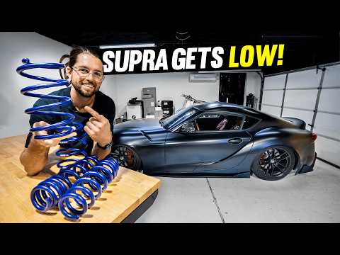 Supra H&R Lowering Spring Install (EASY)