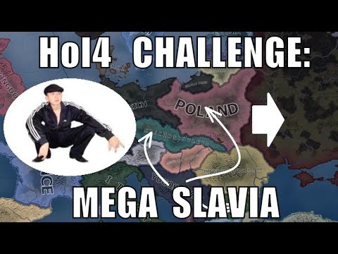 Hearts of Iron 4 Challenge: Yugoslavia annexes all Slavic countries Video