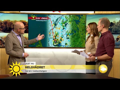 Meteorologen: "Vädret kommer pendla lite fram och tillbaks"  - Nyhetsmorgon (TV4)