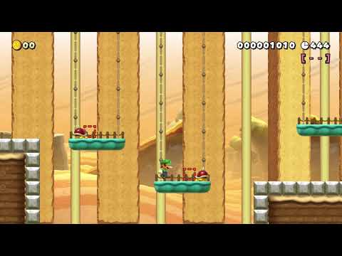 Super Mario Maker 2 Level Showcase: Larrys Desert Temple
