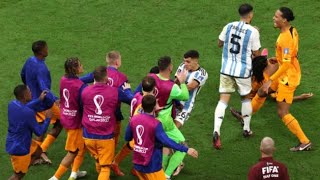 Download lagu Brawl breaks out in Argentina v Netherlands (Quarter Final Fifa World Cup Qatar 2022) Fight @ Lusail mp3