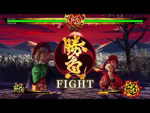 Samurai Shodown - Genjuro vs Kazuki
