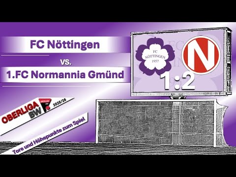 Oberliga Baden-Württemberg: FCN - 1. FC Normannia Gmünd 1 : 2 (1:1)
