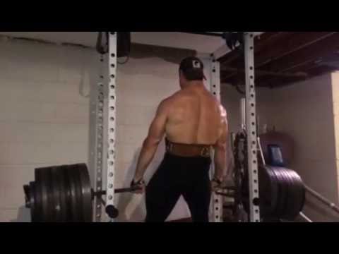 Insane Trap Builder - 1,245 lb rack pull aka heaviest rack pull on youtube 565 kg