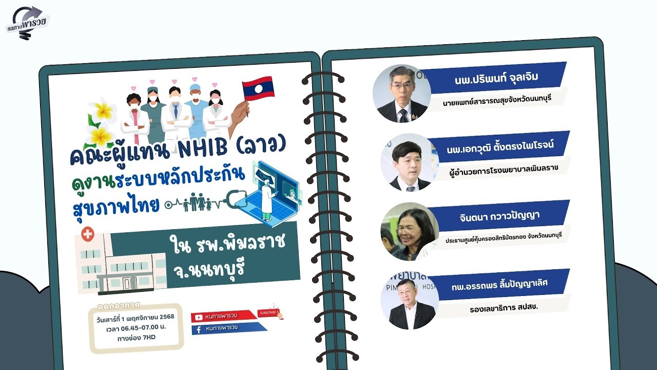 คณะผู้แทน NHIB (ลาว) ดูงานระบบหลักประกันสุขภาพไทย ใน ร
