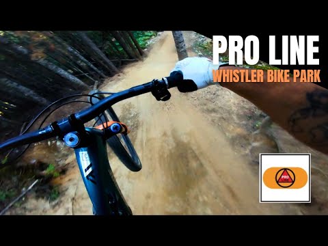 One the HARDEST Trails at Whistler Bike Park? D1 - PRO LINE