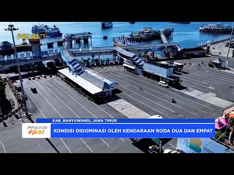 ARUS LALU LINTAS DI PELABUHAN KETAPANG MEMASUKI PUNCAK ARUS BALIK LIBUR LEBARAN 2025