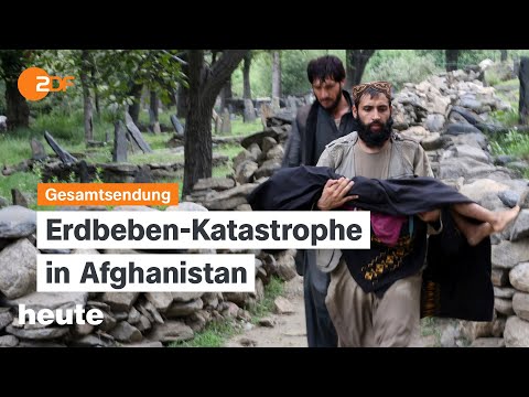 heute 19:00 Uhr vom 01.09.2025 Afghanistan-Beben, Streit um Sozialreformen, EU-Russland-Spannungen