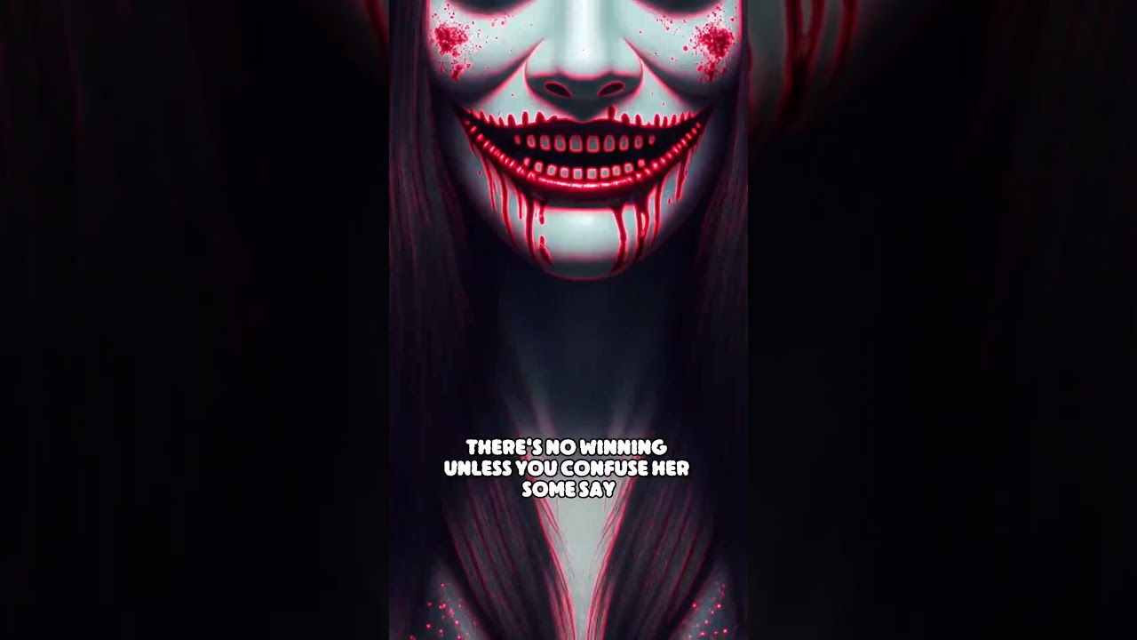 Kuchisake onna!? #anime #horror