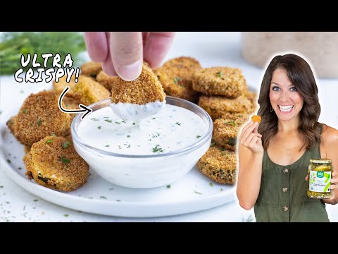 Air Fryer Pickles that taste Deep-Fried!