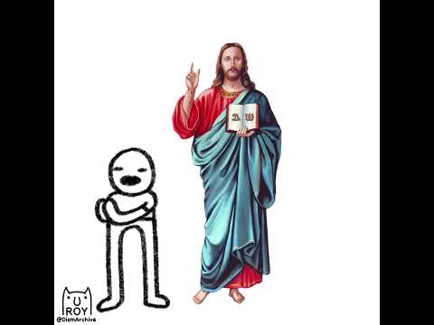 Jesus Christ #rotoscope #meme #funny #animation #comic #comedy #skit #art