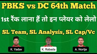 pbks vs dc dream11 team | punjab vs delhi dream11 team prediction | dream11 team of today match