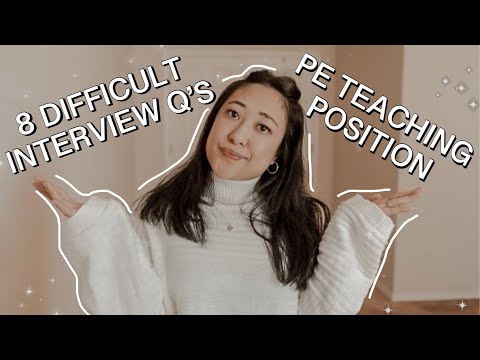 8 DIFFICULT JOB INTERVIEW QUESTIONS FOR PE TEACHERS