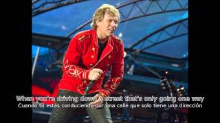 Bon Jovi - Saturday Night Gave Me Sunday Morning (Subtítulos Inglés - Español)