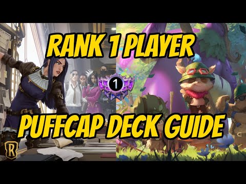 Rank 1 Player Caitlyn Teemo Puffcap Deck Guide | Legends of Runeterra