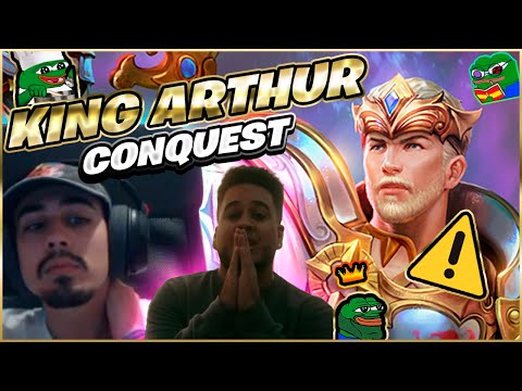 KING ARTHUR, SE NOTAN LOS BUFFS AL ARTURITO | Julio | Smite Ranked Conquest DuoQ Cuban 💋