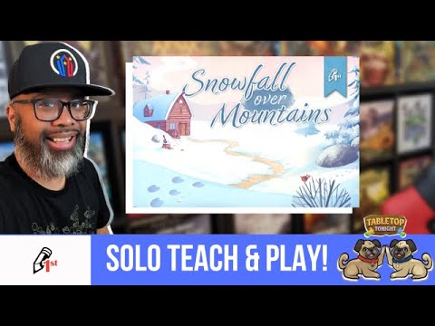 Snowfall Over Mountains Teach & Play