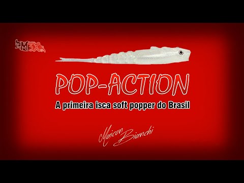 Vídeo Isca Soft Monster 3X Pop Action 11cm - 3UN