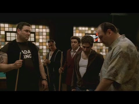 Upset Tony Leaves The Bing - The Sopranos HD