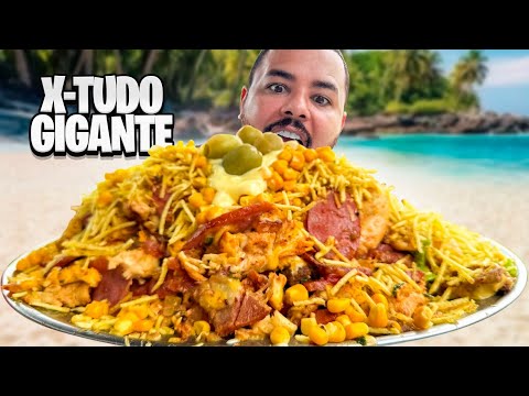 O MAIOR X-TUDO DA BAIXADA | DESAFIO NA PRAIA DE SANTOS