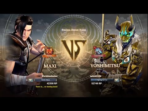 [SCVI] Richfreshnice (Maxi) vs. ushi41236 (Yoshimitsu) [Ranked Match]