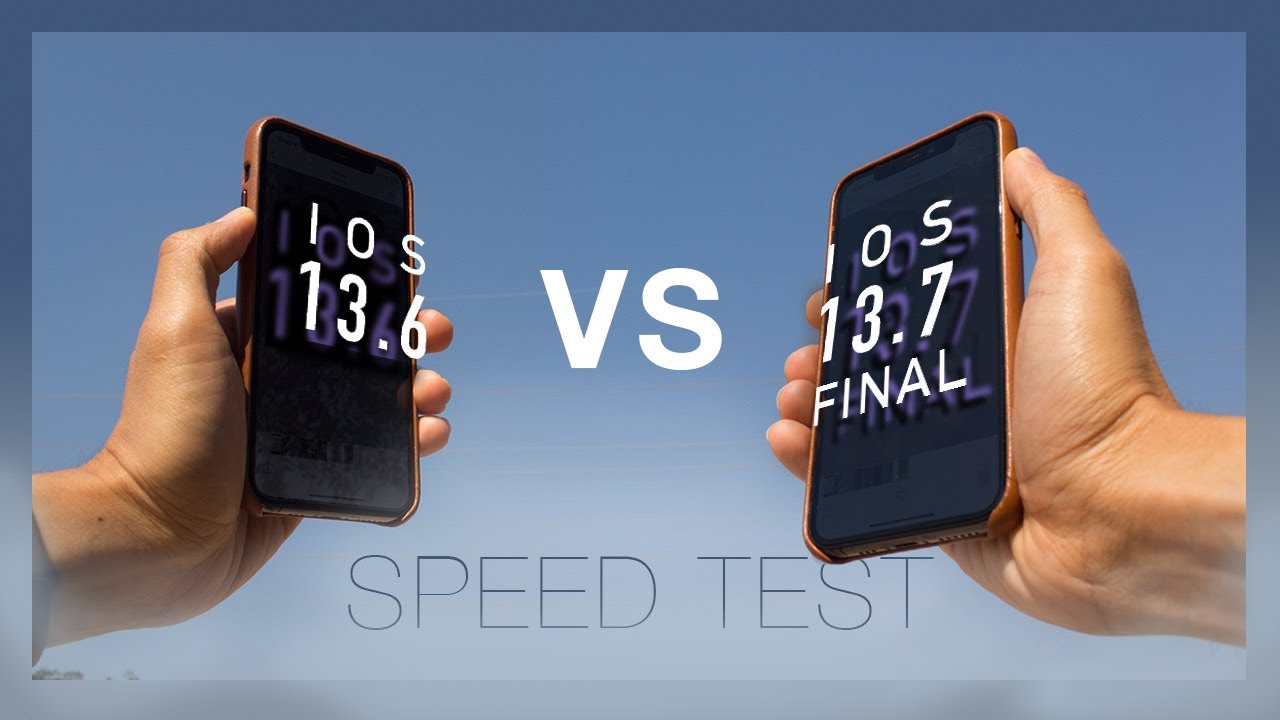 ios 13.6 vs ios 13.7 Final SPEED TEST - iPhone 11 Pro