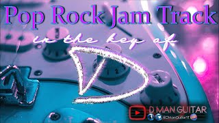 Pop Rock Backing Track | Jam in D